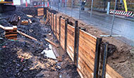1<sup>ière</sup>  excavation du Mur Berlinois